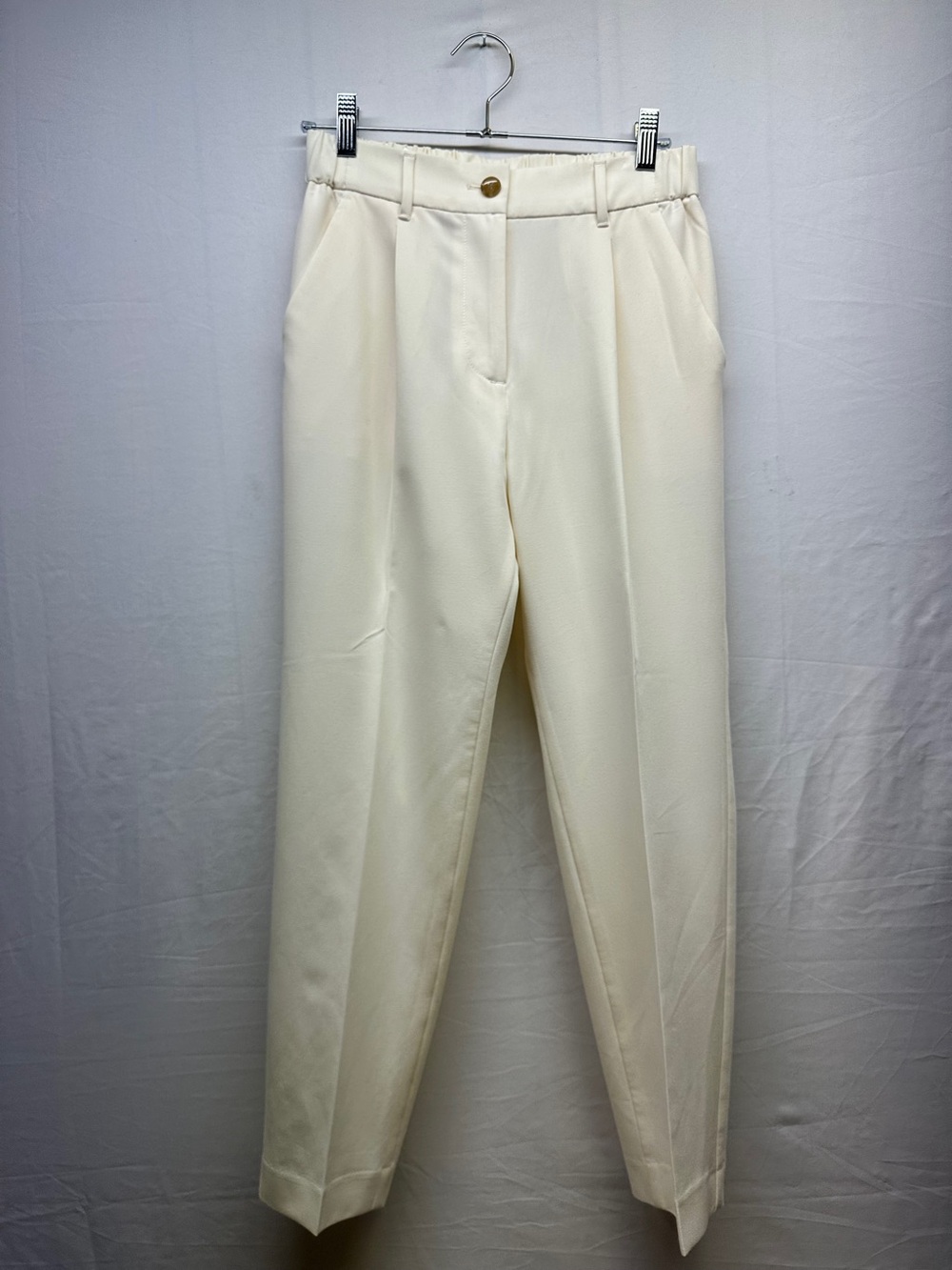 United Colors Of Benetton Cream Dress Trousers
